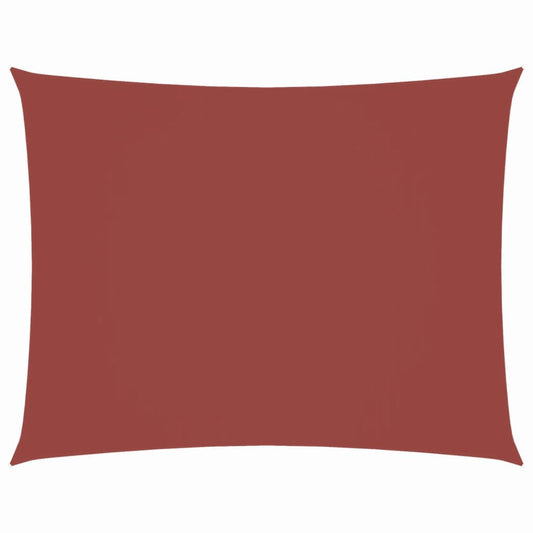 Sunshade Sail Oxford Fabric Rectangular 2x3.5 m Terracotta Sunshade Sail Oxford Fabric Rectangular 2x3.5 m Terracotta
