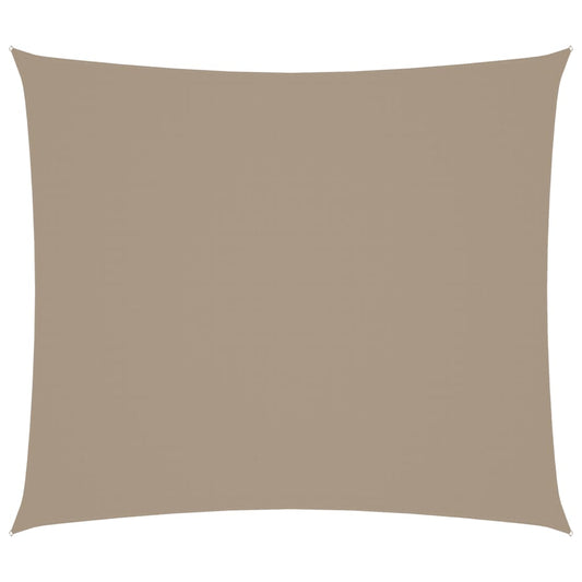 Sunshade Sail Oxford Fabric Rectangular 2x2.5 m Taupe Sunshade Sail Oxford Fabric Rectangular 2x2.5 m Taupe