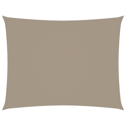 Sunshade Sail Oxford Fabric Rectangular 2.5x3.5 m Taupe Sunshade Sail Oxford Fabric Rectangular 2.5x3.5 m Taupe