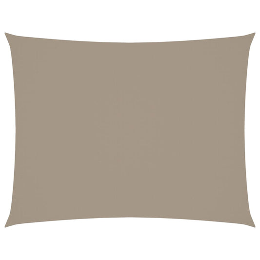 Sunshade Sail Oxford Fabric Rectangular 2.5x4 m Taupe Sunshade Sail Oxford Fabric Rectangular 2.5x4 m Taupe