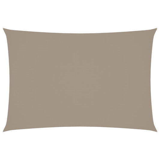 Sunshade Sail Oxford Fabric Rectangular 2.5x4.5 m Taupe Sunshade Sail Oxford Fabric Rectangular 2.5x4.5 m Taupe