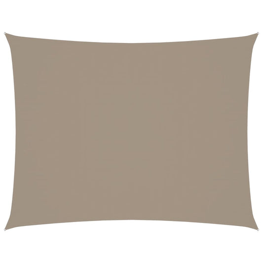 Sunshade Sail Oxford Fabric Rectangular 3.5x4.5 m Taupe Sunshade Sail Oxford Fabric Rectangular 3.5x4.5 m Taupe