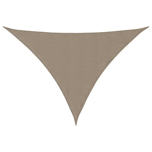 Sunshade Sail Oxford Fabric Triangular 4x5x5 m Taupe Sunshade Sail Oxford Fabric Triangular 4x5x5 m Taupe