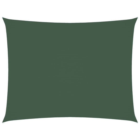 Sunshade Sail Oxford Fabric Rectangular 2x3.5 m Dark Green Sunshade Sail Oxford Fabric Rectangular 2x3.5 m Dark Green