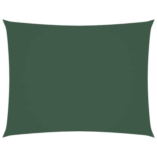 Sunshade Sail Oxford Fabric Rectangular 3x6 m Dark Green Sunshade Sail Oxford Fabric Rectangular 3x6 m Dark Green