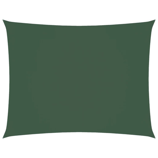 Sunshade Sail Oxford Fabric Rectangular 3.5x5 m Dark Green Sunshade Sail Oxford Fabric Rectangular 3.5x5 m Dark Green