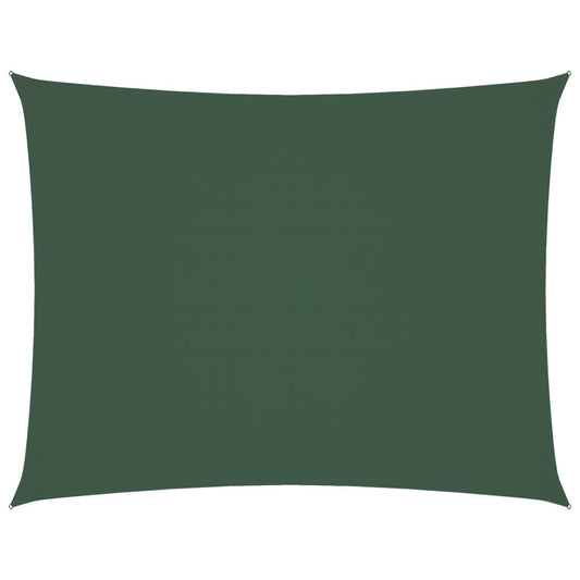Sunshade Sail Oxford Fabric Rectangular 4x5 m Dark Green Sunshade Sail Oxford Fabric Rectangular 4x5 m Dark Green