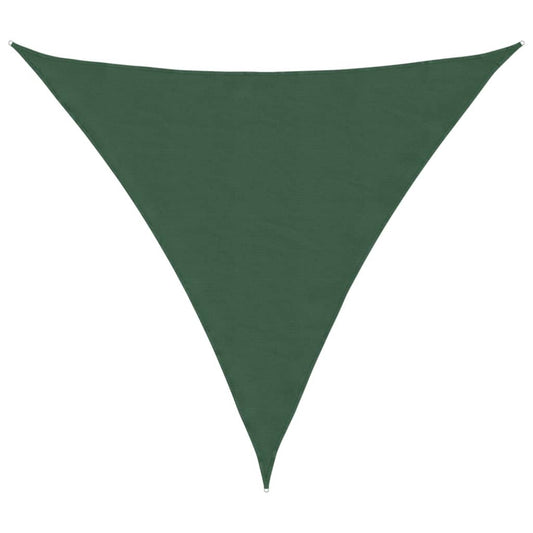 Sunshade Sail Oxford Fabric Triangular 3x3x3 m Dark Green Sunshade Sail Oxford Fabric Triangular 3x3x3 m Dark Green