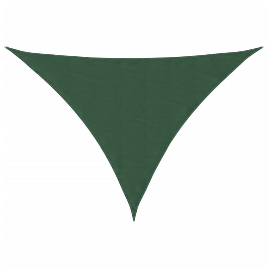 Sunshade Sail Oxford Fabric Triangular 3x3x4.24 m Dark Green Sunshade Sail Oxford Fabric Triangular 3x3x4.24 m Dark Green