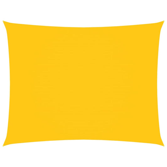 Sunshade Sail Oxford Fabric Rectangular 3.5x4.5 m Yellow Sunshade Sail Oxford Fabric Rectangular 3.5x4.5 m Yellow