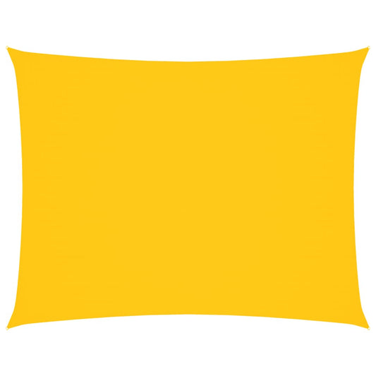 Sunshade Sail Oxford Fabric Rectangular 4x5 m Yellow Sunshade Sail Oxford Fabric Rectangular 4x5 m Yellow