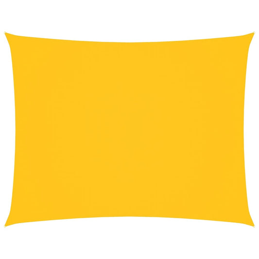 Sunshade Sail Oxford Fabric Rectangular 4x6 m Yellow Sunshade Sail Oxford Fabric Rectangular 4x6 m Yellow