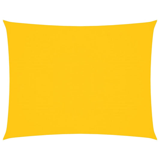 Sunshade Sail Oxford Fabric Rectangular 6x7 m Yellow Sunshade Sail Oxford Fabric Rectangular 6x7 m Yellow