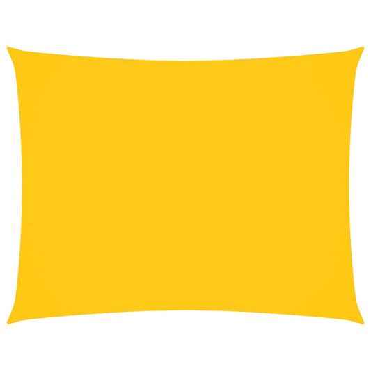 Sunshade Sail Oxford Fabric Rectangular 6x8 m Yellow Sunshade Sail Oxford Fabric Rectangular 6x8 m Yellow