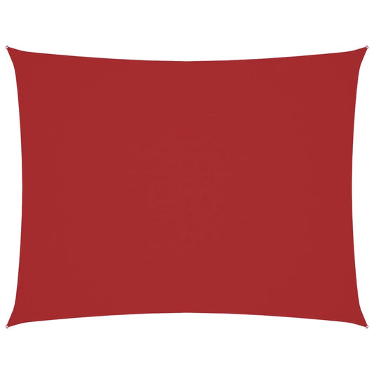 Sunshade Sail Oxford Fabric Rectangular 2x3.5 m Red Sunshade Sail Oxford Fabric Rectangular 2x3.5 m Red