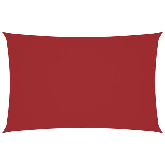 Sunshade Sail Oxford Fabric Rectangular 2x4.5 m Red Sunshade Sail Oxford Fabric Rectangular 2x4.5 m Red
