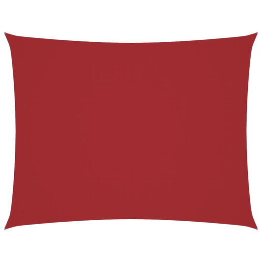 Sunshade Sail Oxford Fabric Rectangular 2.5x3.5 m Red Sunshade Sail Oxford Fabric Rectangular 2.5x3.5 m Red