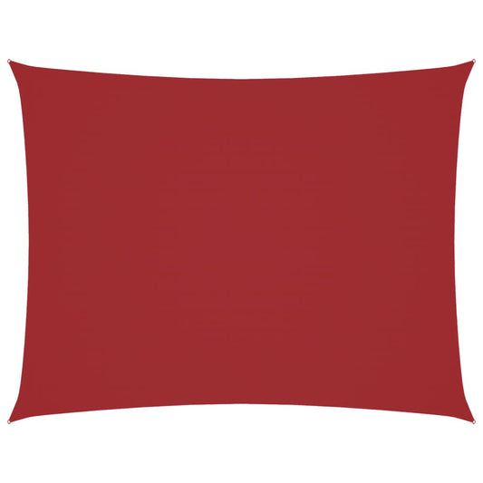 Sunshade Sail Oxford Fabric Rectangular 3x4 m Red Sunshade Sail Oxford Fabric Rectangular 3x4 m Red
