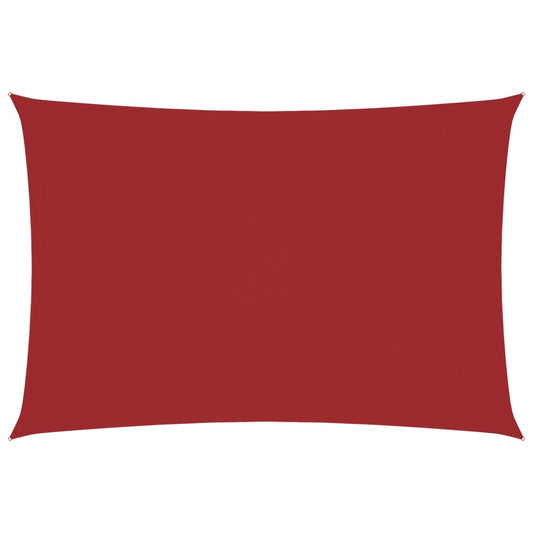 Sunshade Sail Oxford Fabric Rectangular 3x5 m Red Sunshade Sail Oxford Fabric Rectangular 3x5 m Red