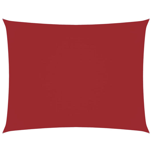 Sunshade Sail Oxford Fabric Rectangular 3.5x4.5 m Red Sunshade Sail Oxford Fabric Rectangular 3.5x4.5 m Red