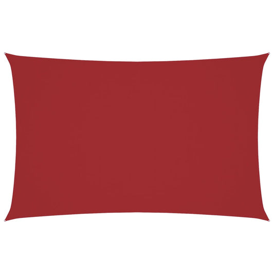 Sunshade Sail Oxford Fabric Rectangular 4x7 m Red Sunshade Sail Oxford Fabric Rectangular 4x7 m Red