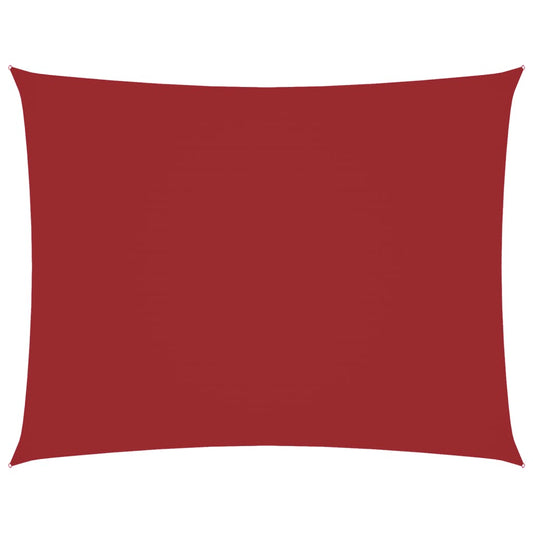 Sunshade Sail Oxford Fabric Rectangular 5x6 m Red Sunshade Sail Oxford Fabric Rectangular 5x6 m Red