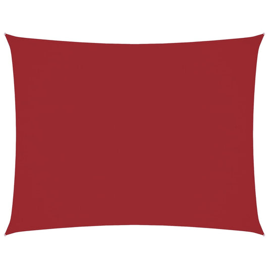 Sunshade Sail Oxford Fabric Rectangular 6x8 m Red Sunshade Sail Oxford Fabric Rectangular 6x8 m Red