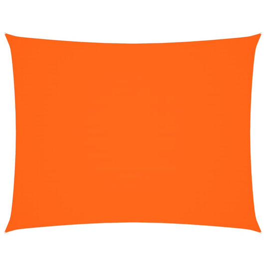 Sunshade Sail Oxford Fabric Rectangular 6x8 m Orange Sunshade Sail Oxford Fabric Rectangular 6x8 m Orange