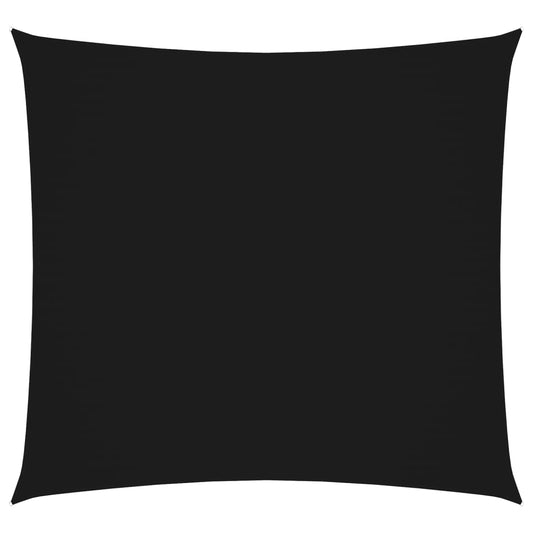 Sunshade Sail Oxford Fabric Square 6x6 m Black Sunshade Sail Oxford Fabric Square 6x6 m Black