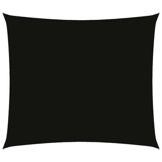 Sunshade Sail Oxford Fabric Rectangular 2x2.5 m Black Sunshade Sail Oxford Fabric Rectangular 2x2.5 m Black