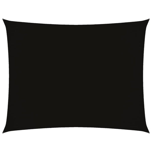 Sunshade Sail Oxford Fabric Rectangular 2.5x3.5 m Black Sunshade Sail Oxford Fabric Rectangular 2.5x3.5 m Black