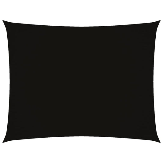 Sunshade Sail Oxford Fabric Rectangular 2.5x4 m Black Sunshade Sail Oxford Fabric Rectangular 2.5x4 m Black