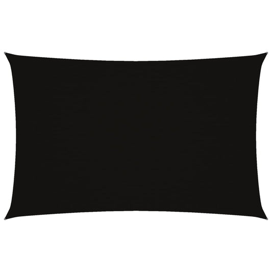 Sunshade Sail Oxford Fabric Rectangular 4x7 m Black Sunshade Sail Oxford Fabric Rectangular 4x7 m Black