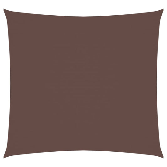 Sunshade Sail Oxford Fabric Square 5x5 m Brown Sunshade Sail Oxford Fabric Square 5x5 m Brown