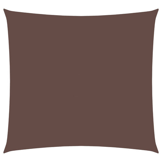 Sunshade Sail Oxford Fabric Square 6x6 m Brown Sunshade Sail Oxford Fabric Square 6x6 m Brown