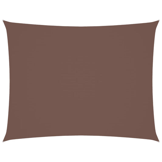 Sunshade Sail Oxford Fabric Rectangular 2x3 m Brown Sunshade Sail Oxford Fabric Rectangular 2x3 m Brown
