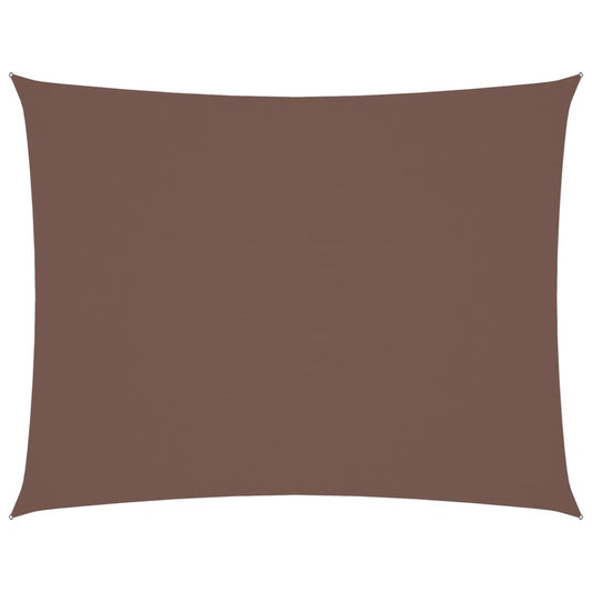 Sunshade Sail Oxford Fabric Rectangular 2x3.5 m Brown Sunshade Sail Oxford Fabric Rectangular 2x3.5 m Brown