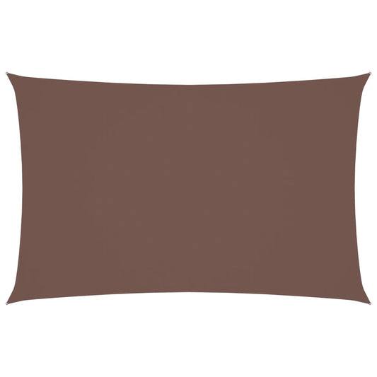 Sunshade Sail Oxford Fabric Rectangular 2x4.5 m Brown Sunshade Sail Oxford Fabric Rectangular 2x4.5 m Brown