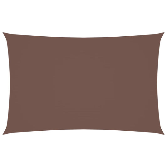 Sunshade Sail Oxford Fabric Rectangular 2x5 m Brown Sunshade Sail Oxford Fabric Rectangular 2x5 m Brown