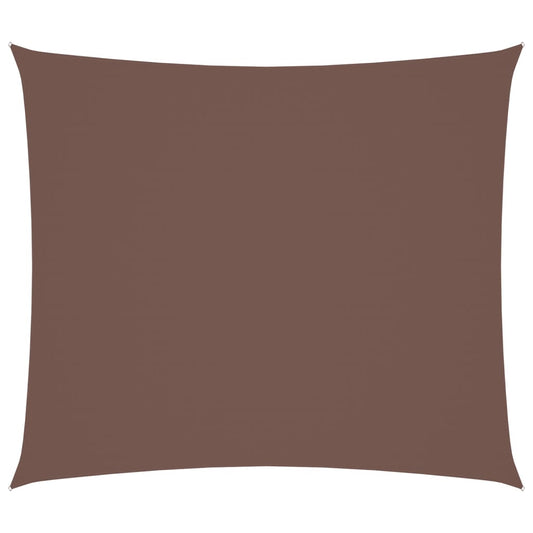 Sunshade Sail Oxford Fabric Rectangular 2.5x3 m Brown Sunshade Sail Oxford Fabric Rectangular 2.5x3 m Brown