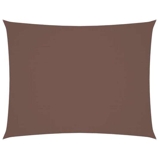 Sunshade Sail Oxford Fabric Rectangular 2.5x4 m Brown Sunshade Sail Oxford Fabric Rectangular 2.5x4 m Brown
