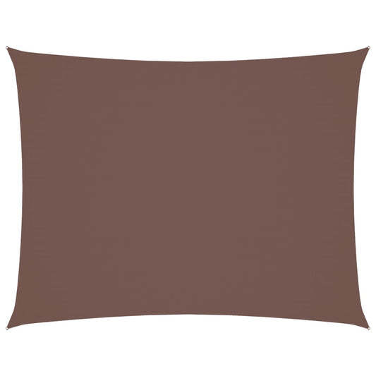 Sunshade Sail Oxford Fabric Rectangular 3x4 m Brown Sunshade Sail Oxford Fabric Rectangular 3x4 m Brown