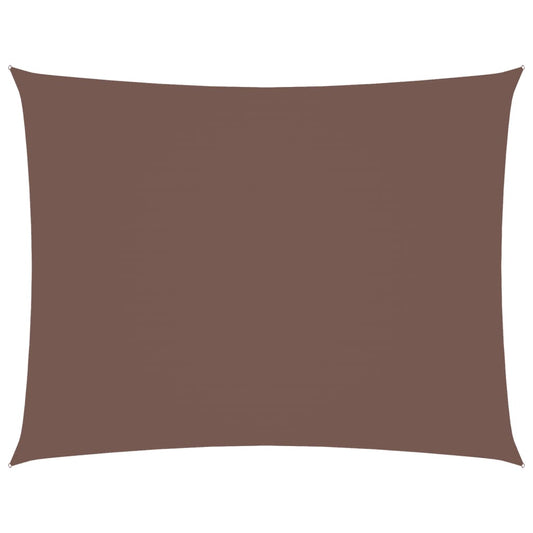 Sunshade Sail Oxford Fabric Rectangular 3x4.5 m Brown Sunshade Sail Oxford Fabric Rectangular 3x4.5 m Brown