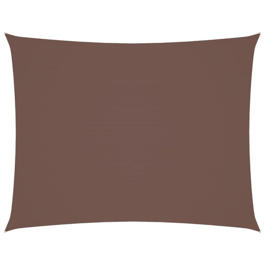 Sunshade Sail Oxford Fabric Rectangular 3x6 m Brown Sunshade Sail Oxford Fabric Rectangular 3x6 m Brown