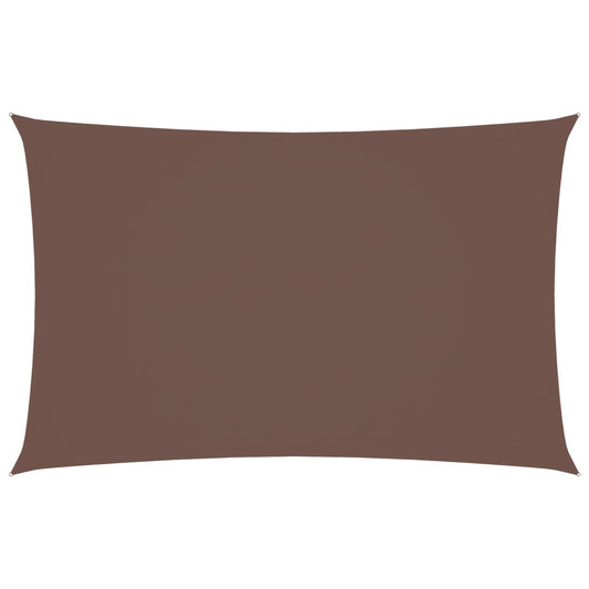 Sunshade Sail Oxford Fabric Rectangular 5x8 m Brown Sunshade Sail Oxford Fabric Rectangular 5x8 m Brown