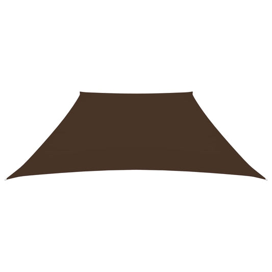 Sunshade Sail Oxford Fabric Trapezium 2/4x3 m Brown Sunshade Sail Oxford Fabric Trapezium 2/4x3 m Brown