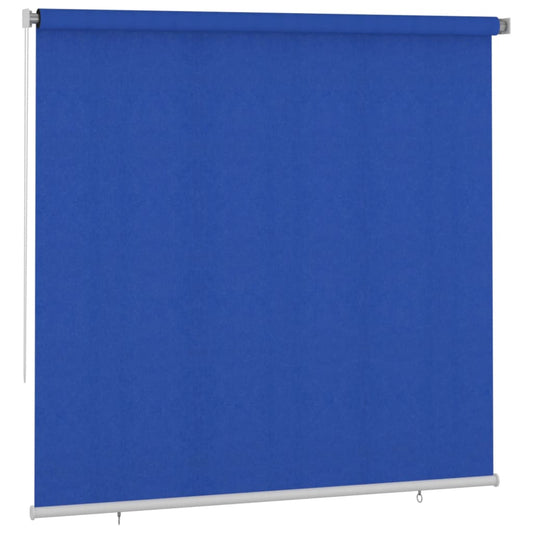 312857 vidaXL Outdoor Roller Blind 240x230 cm Blue HDPE 312857 vidaXL Outdoor Roller Blind 240x230 cm Blue HDPE