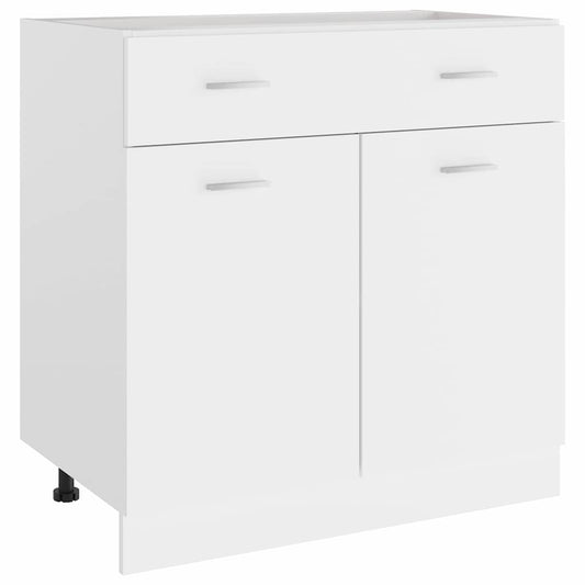 801236 vidaXL Drawer Bottom Cabinet "Lyon" White 80x46x81,5 cm Engineered Wood 801236 vidaXL Drawer Bottom Cabinet "Lyon" White 80x46x81,5 cm Engineered Wood