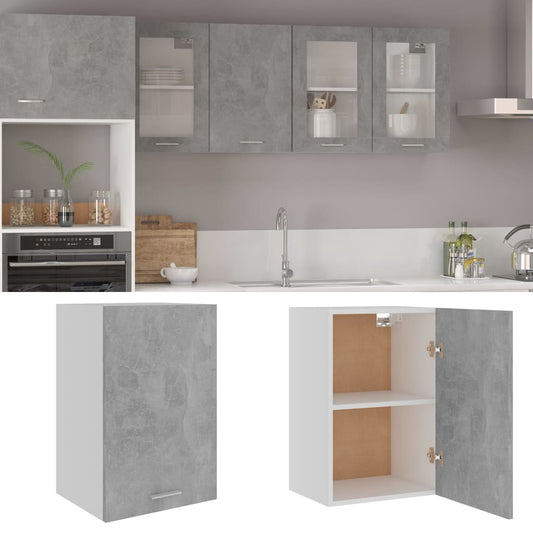 Hanging Cabinet Lyon Concrete Grey 39.5x31x60 cm Engineered Wood Hanging Cabinet Lyon Concrete Grey 39.5x31x60 cm Engineered Wood