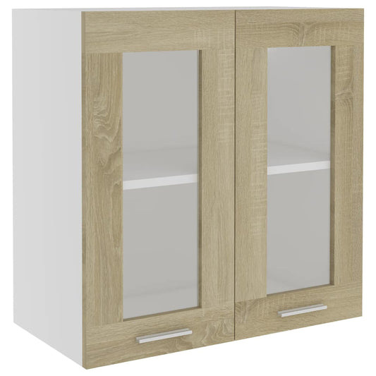 Hanging Glass Cabinet Sonoma Oak 60x31x60 cm Engineered Wood Hanging Glass Cabinet Sonoma Oak 60x31x60 cm Engineered Wood